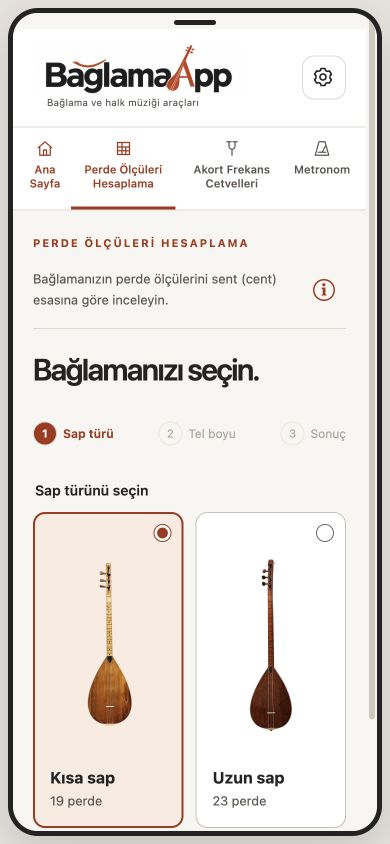 Kısa veya uzun sapla başlayın.